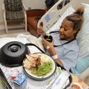 me eating