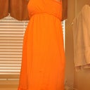 6 months PO in same empire-waist dress from my before pics