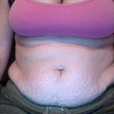 belly sitting down