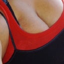 Held down with strapless bra, bathing suit top, tank, and camicsole! Crazy right?!