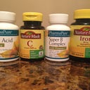 My daily vitamin intake till surgery date.