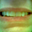 one sided smile