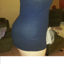 In a tank (wife beater) I'd never get down that far before
the TT. Almost can be worn as a dress now. Haha!