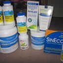 My pre and post vitamins and gel....