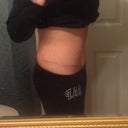 Side view 6 wks...no I did not have a boob job (that's the #1 question)