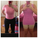 Right at the 4 week mark. Love my shape. Everything has shrunk a bit. But it's very proportionate and appropriate for my body type.