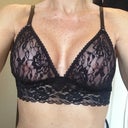 1 month post op in a cute bralette I got today.