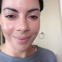 After with just a little bit of makeup