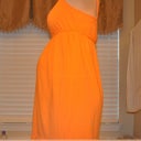 Before - in empire-waist dress