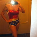 I have ALWAYS wanted to be wonder woman for halloween! Found a great costume, but I actually need a size small and they didn't have it!  This one was big and the top kept falling down even with a bra on  :-(