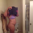 My stomach is a little smaller now
