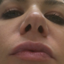 No lip liner color :(  This is a few years later but it looked the same from the get go.