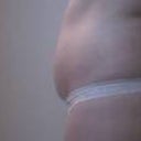 So I know from the side it is not as obvious but my tummy hangs over my underwear.