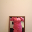 pink sweatsuit by victoria.....never was able to fit their large..woohoo!