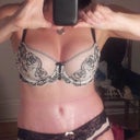 23 dpo wearing pretty panties and bra