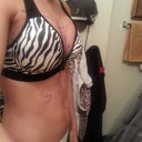 in my zebra danskin bra...i love it (: PO3