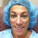 Going into surgery - goodbye nose!