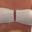 Before - In a bikini top. No cleavage.