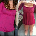 *Right - at my highest weight 146 lb in 2009 -------- *Left - 6 days post-op with no compression garment/spanx on. I just can't get over the difference.. oh, my bad about forgetting to put pants on I was too excited about the shirt & forgot ab that haha!