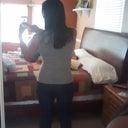 A before picture with a Colombian garment, under so you cant see my muffin top as bad as it usually looks. But you can see no waist line. Then my butt doesn't look as flat because the garment is pushing the little I had lol