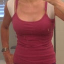 Boobs! I started out not even an A and very asymmetric, not sure where I ended up yet, but definitely liking them! (lift + 300cc, silicone, under muscle)