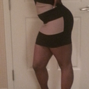 Side view with my belly sticking out too much and my ass not enough