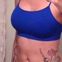 This is me in a sports bra. I would have been completely flat like a pancake before!