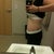 At the gym, side, tummy relaxed. 7 weeks po.