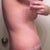 Day 21 Little arch in back 90% upright bruised flanks and swollen pouch -note little bit of back fat to be worked off