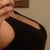 Side view in sports bra