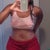 This pic was taken 20 minutes after the previous photo. My belly is beginning to swell all ready!!  This is what my belly look like after moving around and doing very minimal activity.