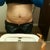 night and day difference with clothes off..Can't get rid of the extra fat and extra skin and muscle separation