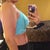 2 weeks 1 day post op .. Hard to take pics from the side - Champion sports bra - Target