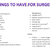 Things to have for BBL surgery