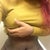 My fat baby belly sitting down
