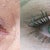 with mascara before and after