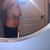 before side view. floppy boobies