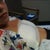 2 hrs after surgery - flat but happy!