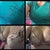 1 month post op wearing 34 DD bra. I think it might be too big cuz it gaps on top but its a VS measuremnt