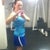 9 weeks - in gym clothes at the gym!
