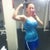 9 weeks - in gym clothes at the gym!