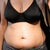 Before photo of stomach and breast