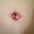 5 weeks po belly button.