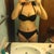 4 weeks front in my 16  year old daughter's bikini.  The top is a bit too small LOL  I am still so swollen, no idea when this will go away. My baby is trying to get dressed LOL