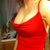 That red Victoria Secret dress! BAM!