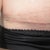 right hip
the flaky stuff is tape residue