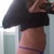 Side view.  Dr. T is going to be SO upset with me I think!!  I'll bring a backup pair if so, but my backup pair has lace and he said no lace.  I don't own a bikini and the season is over, so....