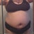 front pregnant looking belly!! gross!!!