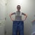 This is me, holding up a pair of size TEN jeans! I used to think a size ten was so small, now they swallow me! I'm teeny tiny! :)