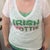Me!! In my new shirt on St. Party's day!! I look so little!!